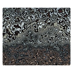 Urban Camouflage Black Grey Brown Double Sided Flano Blanket (small)  by SpinnyChairDesigns