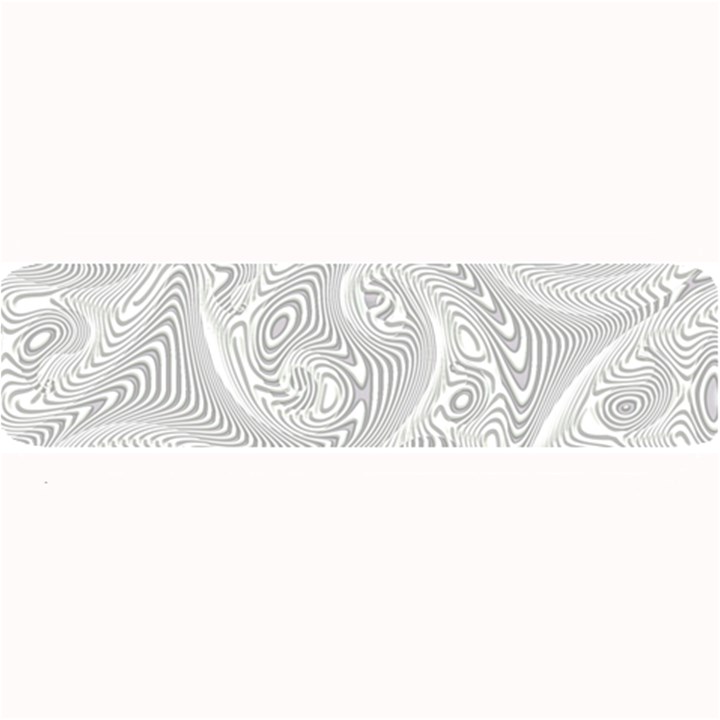 White Abstract Paisley Pattern Large Bar Mats