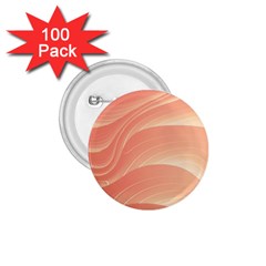 Coral Peach Swoosh 1 75  Buttons (100 Pack)  by SpinnyChairDesigns