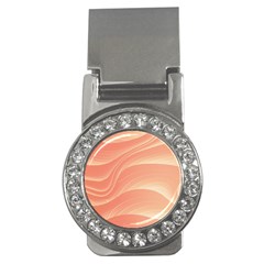 Coral Peach Swoosh Money Clips (cz) 