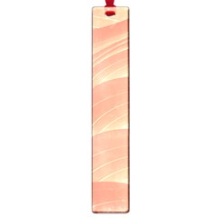 Coral Peach Swoosh Large Book Marks by SpinnyChairDesigns