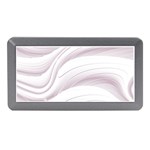 Pale Pink and White Swoosh Memory Card Reader (Mini) Front