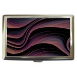 Dark Purple and Black Swoosh Cigarette Money Case Front