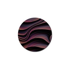 Dark Purple And Black Swoosh Golf Ball Marker (10 Pack) by SpinnyChairDesigns