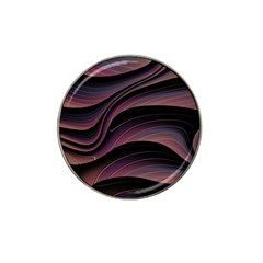 Dark Purple and Black Swoosh Hat Clip Ball Marker (10 pack)