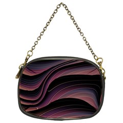 Dark Purple and Black Swoosh Chain Purse (One Side)