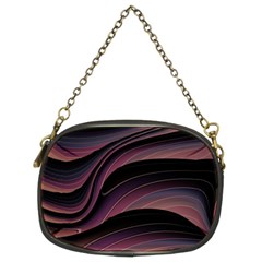 Dark Purple and Black Swoosh Chain Purse (Two Sides)