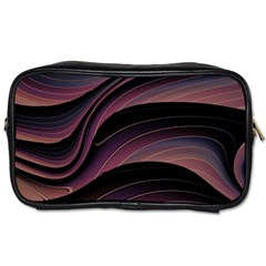 Dark Purple and Black Swoosh Toiletries Bag (One Side)