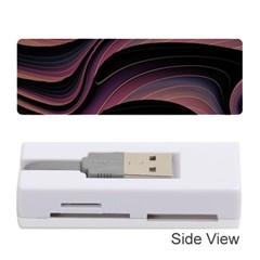 Dark Purple and Black Swoosh Memory Card Reader (Stick)