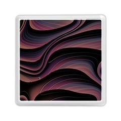 Dark Purple and Black Swoosh Memory Card Reader (Square)