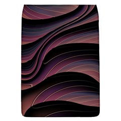 Dark Purple and Black Swoosh Removable Flap Cover (L)