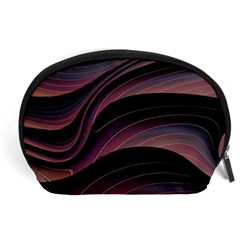 Dark Purple and Black Swoosh Accessory Pouch (Large)