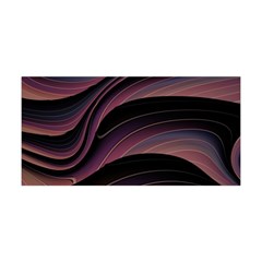 Dark Purple and Black Swoosh Yoga Headband