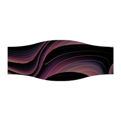 Dark Purple and Black Swoosh Stretchable Headband