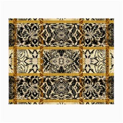 Antique Black And Gold Small Glasses Cloth by SpinnyChairDesigns