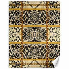 Antique Black And Gold Canvas 12  X 16  by SpinnyChairDesigns