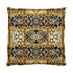 Antique Black And Gold Standard Cushion Case (one Side) by SpinnyChairDesigns