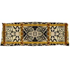 Antique Black And Gold Body Pillow Case (dakimakura) by SpinnyChairDesigns