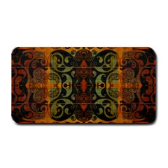 Vintage Red Gold Green Medium Bar Mats by SpinnyChairDesigns