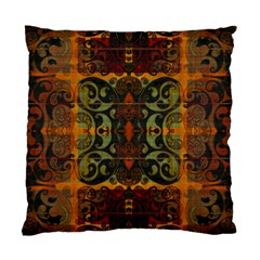 Vintage Red Gold Green Standard Cushion Case (two Sides) by SpinnyChairDesigns