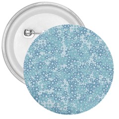 Light Blue Wildflowers 3  Buttons by SpinnyChairDesigns