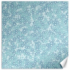 Light Blue Wildflowers Canvas 20  X 20  by SpinnyChairDesigns