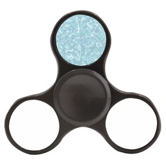 Light Blue Wildflowers Finger Spinner by SpinnyChairDesigns