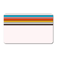 Vintage Stripes Magnet (rectangular) by tmsartbazaar