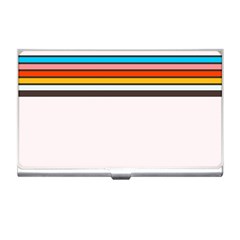 Vintage Stripes Business Card Holder by tmsartbazaar