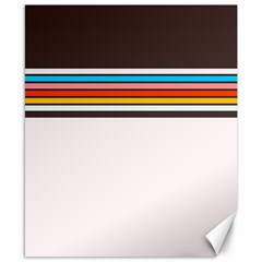 Vintage Stripes Canvas 8  X 10  by tmsartbazaar