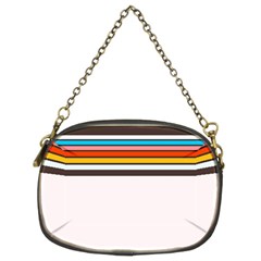 Vintage Stripes Chain Purse (two Sides) by tmsartbazaar