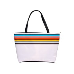 Vintage Stripes Classic Shoulder Handbag by tmsartbazaar