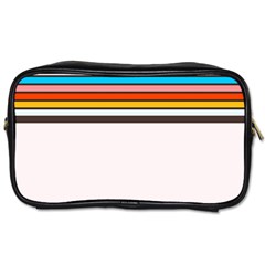 Vintage Stripes Toiletries Bag (two Sides) by tmsartbazaar