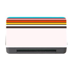 Vintage Stripes Memory Card Reader With Cf by tmsartbazaar