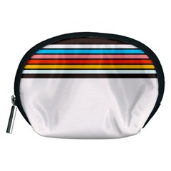 Vintage Stripes Accessory Pouch (medium) by tmsartbazaar