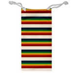 Rainbow Stripes Jewelry Bag Front