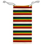 Rainbow Stripes Jewelry Bag Back