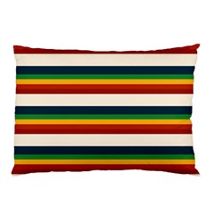 Rainbow Stripes Pillow Case by tmsartbazaar