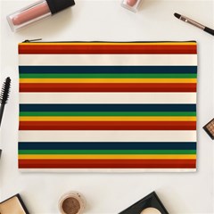 Rainbow Stripes Cosmetic Bag (xl) by tmsartbazaar