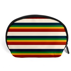 Rainbow Stripes Accessory Pouch (large) by tmsartbazaar