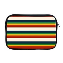 Rainbow Stripes Apple Macbook Pro 17  Zipper Case by tmsartbazaar