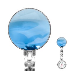 Aquamarine Stainless Steel Nurses Watch by Janetaudreywilson