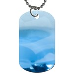 Aquamarine Dog Tag (One Side) Front