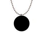 Rich Ebony 1  Button Necklace Front