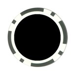 Rich Ebony Poker Chip Card Guard (10 pack) Front