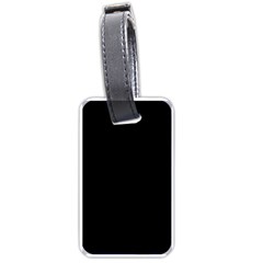 Rich Ebony Luggage Tag (one Side) by Janetaudreywilson