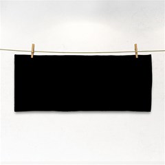 Rich Ebony Hand Towel by Janetaudreywilson