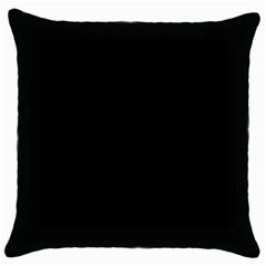 Rich Ebony Throw Pillow Case (black) by Janetaudreywilson