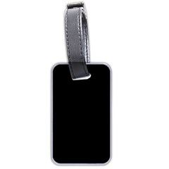 Rich Ebony Luggage Tag (two Sides) by Janetaudreywilson