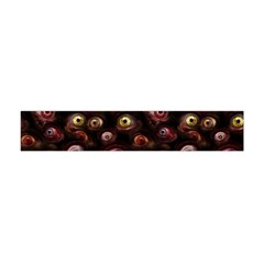 Zombie Eyes Pattern Flano Scarf (mini) by SpinnyChairDesigns